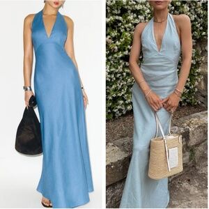 Reformation Blue Maxi Dress NBW